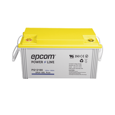 EPCOM POWERLINE PG12100 Baterías Batería de GEL PURO OPzV /