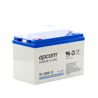 EPCOM POWERLINE PL-100-D12 Baterías Acumulador EPCOM 12V, 10