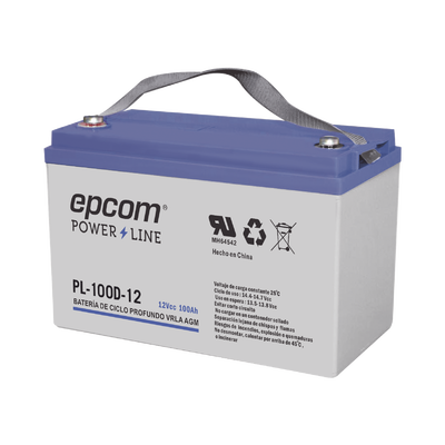 EPCOM POWERLINE PL-100-D12 Baterías Acumulador EPCOM 12V, 10