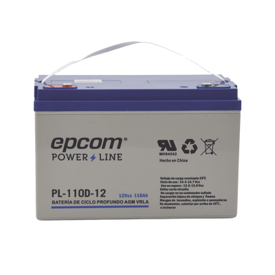 EPCOM POWERLINE PL-110-D12 Baterías Batería 12 Vcc / 110 Ah