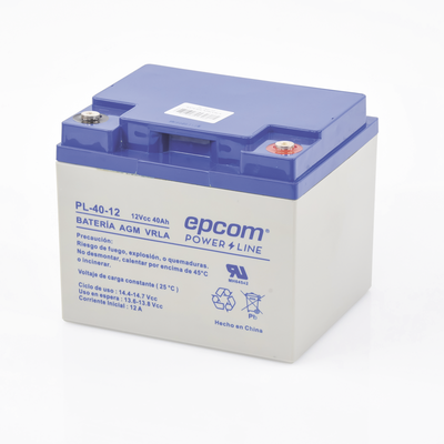 EPCOM POWERLINE PL-40-12 Baterías Batería 12 Vcc / 40 Ah / U