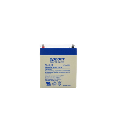 EPCOM POWERLINE PL512 Baterías Batería 12 Vcc / 5 Ah / UL /