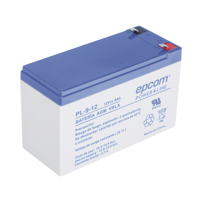 EPCOM POWERLINE PL912 Baterías Batería 12 Vcc / 9 Ah / UL /