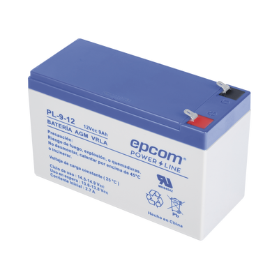 EPCOM POWERLINE PL912 Baterías Batería 12 Vcc / 9 Ah / UL /