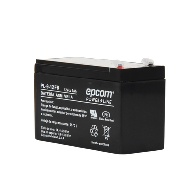 EPCOM POWERLINE PL-9-12FR Baterías Batería 12 Vcc / 9 Ah / U