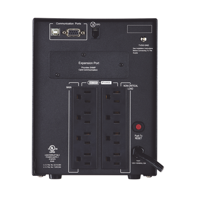 CYBERPOWER PR1500LCD UPS / No Break UPS de 1500 VA/1500 W, T