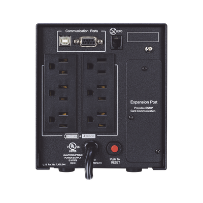 CYBERPOWER PR750LCD UPS / No Break UPS de 750 VA/525 W, Topo