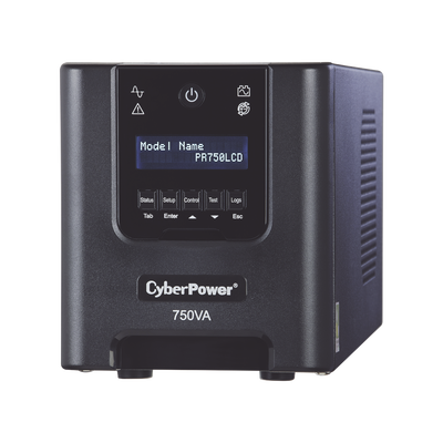 CYBERPOWER PR750LCD UPS / No Break UPS de 750 VA/525 W, Topo