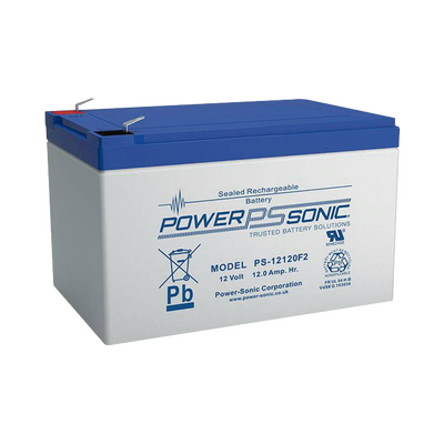 POWER SONIC PS-12120-F2 Baterías Batería 12V Recargable, 12A