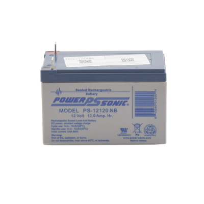 POWER SONIC PS-12120-NB Baterías Batería 12V Recargable, 12A