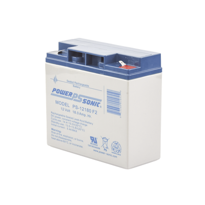 POWER SONIC PS-12180-F2 Baterías Batería 12V, 18AH, Para Res