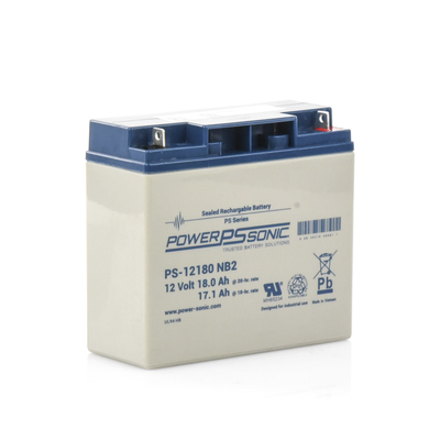 POWER SONIC PS-12180-NB2 Baterías Batería 12V, 18AH, Para Re