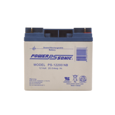POWER SONIC PS-12200-NB2 Baterías Batería 12V, 20AH, Para Re