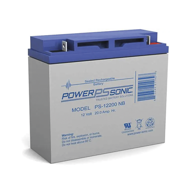 POWER SONIC PS-12200-NB2 Baterías Batería 12V, 20AH, Para Re