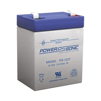POWER SONIC PS-1227-F1 Baterías Batería 12V, 2.9AH, Para Res
