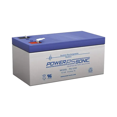 POWER SONIC PS-1230-F1 Baterías Batería 12V, 3.4AH, Para Res