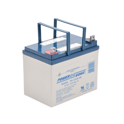 POWER SONIC PS-12330-NB Baterías Batería 12V, 33AH, Para Res