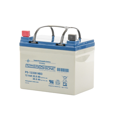 POWER SONIC PS-12330-NB3 Baterías Batería 12V, 33AH, Para Re