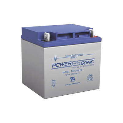 POWER SONIC PS-12400-T6 Baterías Batería 12V, 40AH, Para Res