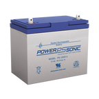 POWER SONIC PS-12550U Baterías Batería 12V, 55AH, Para Respa