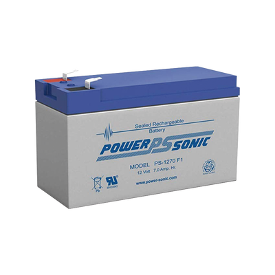 POWER SONIC PS-1270-F1 Baterías Batería 12V, 7AH, Para Respa