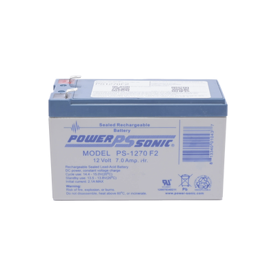 POWER SONIC PS-1270-F2 Baterías Batería 12V, 7AH, Para Respa