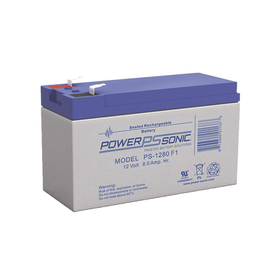 POWER SONIC PS-1280-F1 Baterías Batería 12V, 8AH, Para Respa