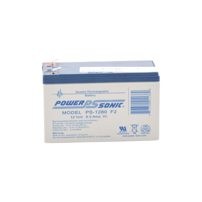 POWER SONIC PS-1280-F2 Baterías Batería 12V, 8AH, Para Respa