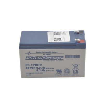 POWER SONIC PS-1290-F2 Baterías Batería 12V, 9AH, Para Respa