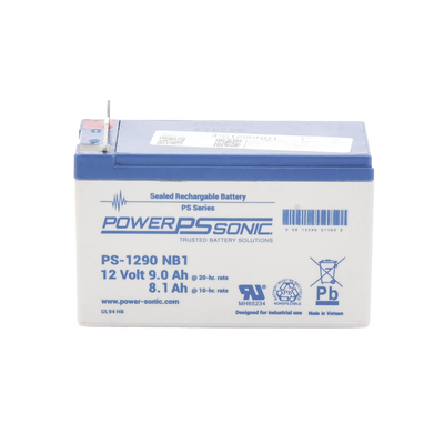 POWER SONIC PS-1290-NB1 Baterías Batería 12V, 9AH, Para Resp