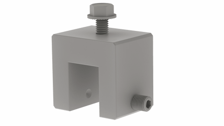 Abrazadera K2 Systems SS-Power Clamp Para Lámina Engargolada Con Rieles