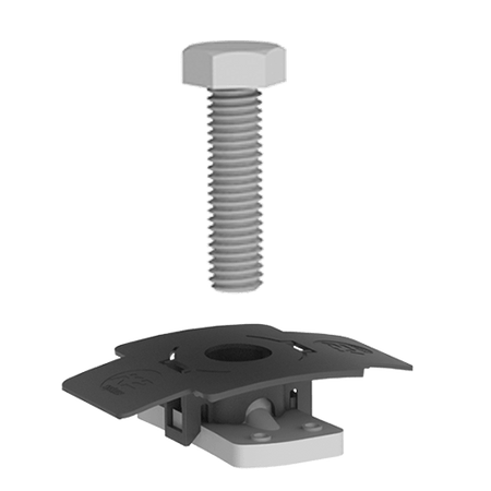 Kit Conector K2 Systems CR-Mounting Kit Para Microinversores Y CrossRail
