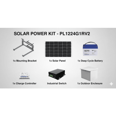 EPCOM POWERLINE PL1224G1RV2 Kits Solares Kit Solar de 14 W c