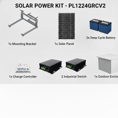 EPCOM POWERLINE PL1224G2RV2 Kits Solares Kit Solar de 28 W c