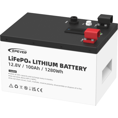 EPEVER LFP100EP128V2 Baterías Batería de Litio LiFePO4 12.8V