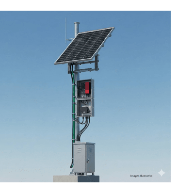 SYSCOM PL1224GRCV2 Kits Solares Kit Solar de 35 W con PoE 80