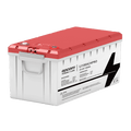 Batería LiFePO4, 2.56 kWh, 25.6V, 100AH / Con BMS Integrado / Vida Útil de más de 3500 Ciclos / Conector RS485 y CAN