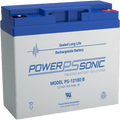 POWER SONIC PS-12180-B Baterías Batería 12V, 18AH, Para Resp