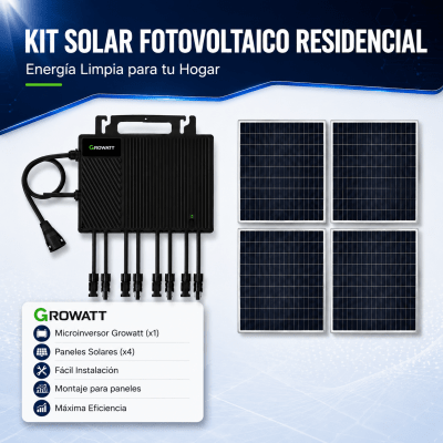 GROWATT NEO2500MX2KIT Kits Solares Kit Solar Interconexion