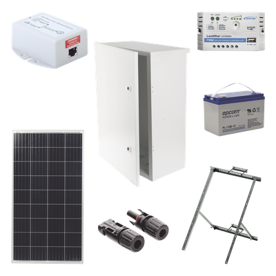 EPCOM POWERLINE PL-1224G-1R Kit Solar PoE Pasivo Vcc radio