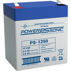 POWER SONIC PS-1250-F2 Baterías Batería 12V, 5.0AH, Para Res