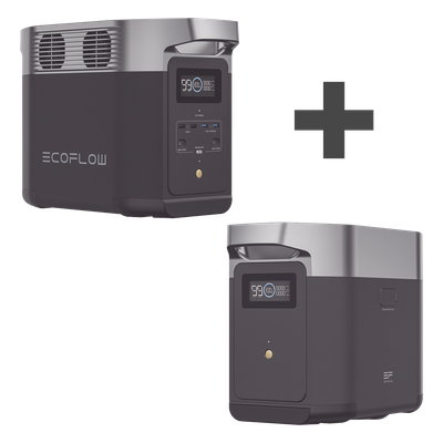 ECOFLOW DLT2-BP Kit Estación Energía Portátil 2048Wh Total