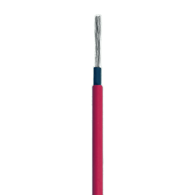 Cable Fotovoltaico Rojo / Cobre Estañado / 6 mm² (10 AWG) / 2000V / Rollo 25m / UL 4703 y TUV