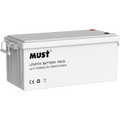 MUST LP1524100 Baterías Solares Batería Litio 25.6 Vcd 100Ah
