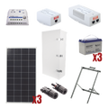 SYSCOM PL1224GRC Kit Solar PoE 802.3af PoE Pasivo Vcc Cámara