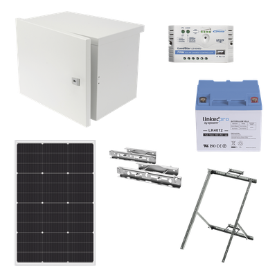 Syscom KITPVCCTVSE Kit Alimentación CCTV Vcc Máx Controlador