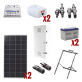 EPCOM POWERLINE PL-1224G-2R Kit Solar PoE Pasivo Vcc Radios