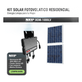 NEP BDM1000LVKIT Kit Solar Interconexión 1kW 127Vca